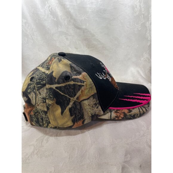 Camo Baseball Cap Hat Dressed to Kill Buck Deer Camoflauged Snap Back - Picture 7 of 8